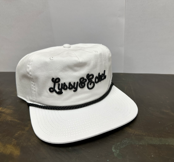 White/Black LE Script - Old School